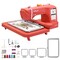 Official Poolin EOC07-RE with 7.87x14.96" Largest Area Computerized Embroidery Machine 7" LCD Big Touch Screen, USB & Wi-Fi, Online Digitizing Software for Free for Small Custom Embroidery Business